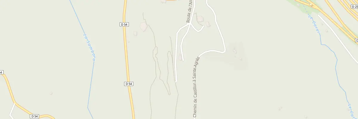 Plan du 5217 Le Col à Castillon