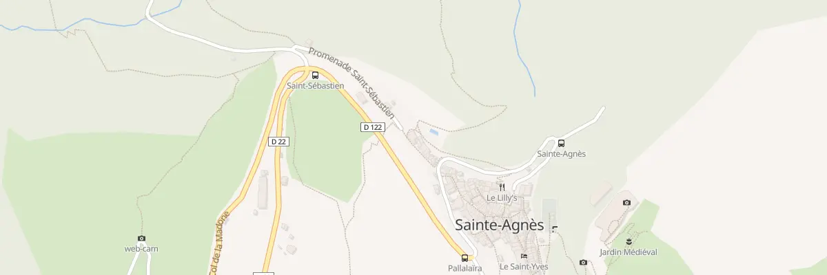 Plan du 78 Prom Saint Sebastien à Sainte-Agnès