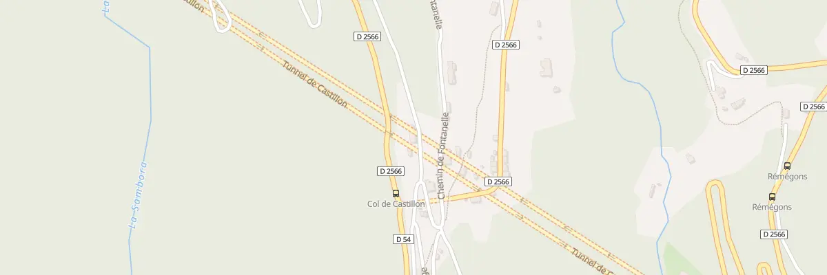Plan du 5081 La Garde à Castillon
