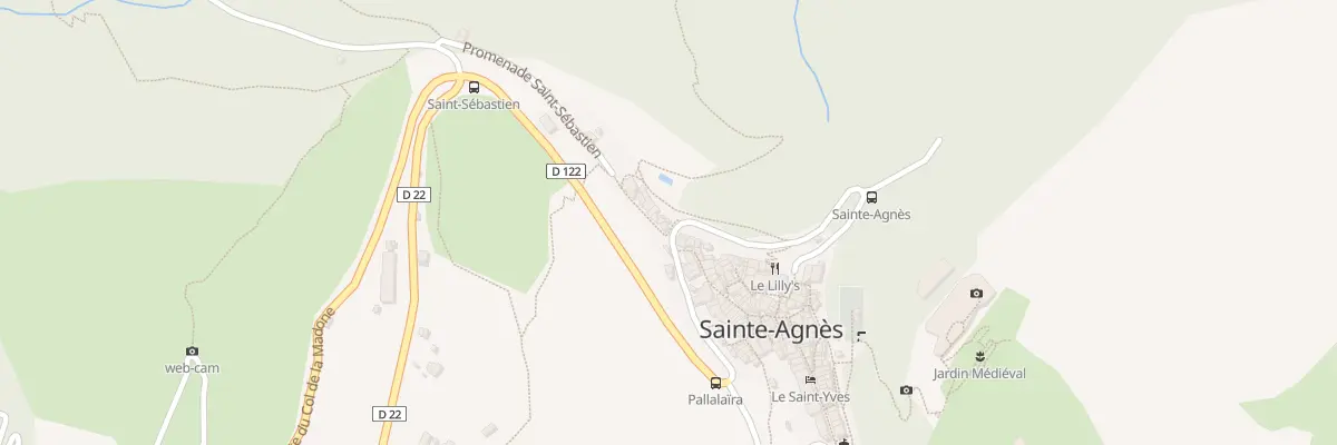 Plan du 5006 Le Village à Sainte-Agnès