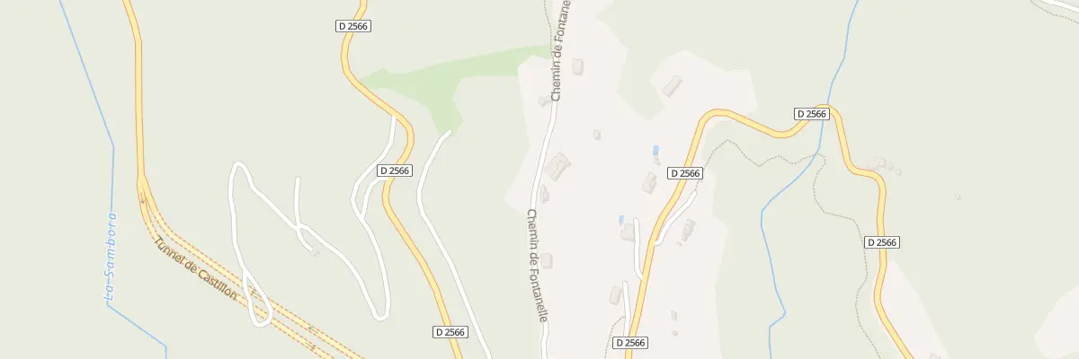Plan du 630 Fontanelle à Castillon