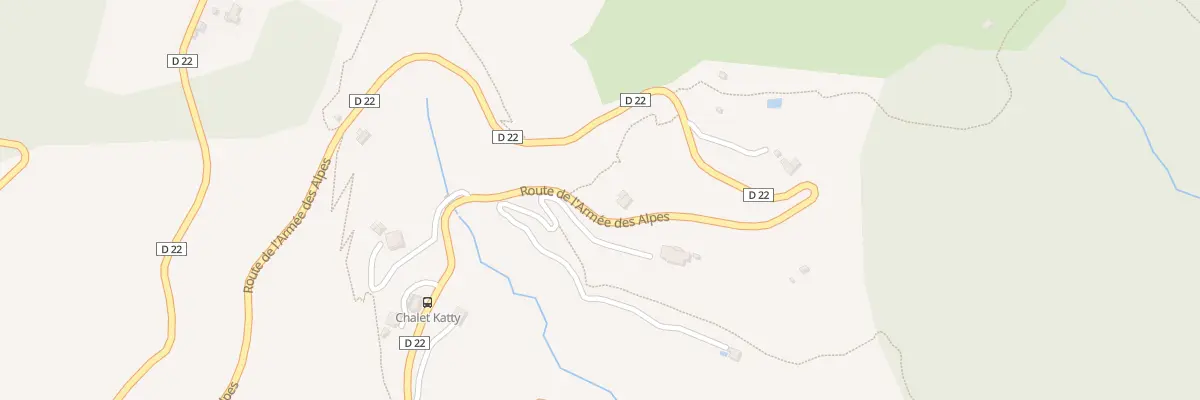 Plan du 4597 Rte de l’Armée des Alpes à Sainte-Agnès