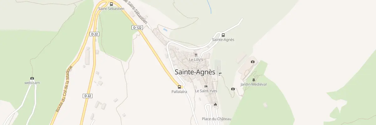 Plan du 42 Rue des Comtes Leotardi à Sainte-Agnès