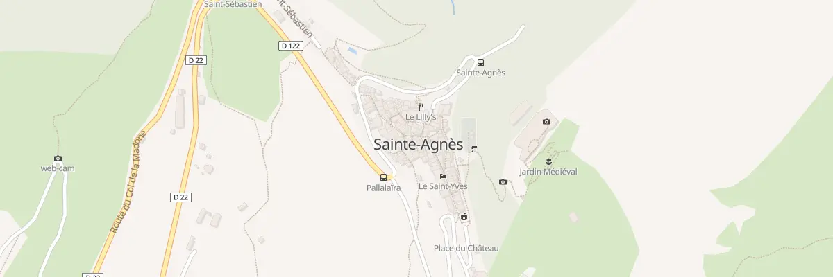 Plan du 11 Rue des Comtes Leotardi à Sainte-Agnès