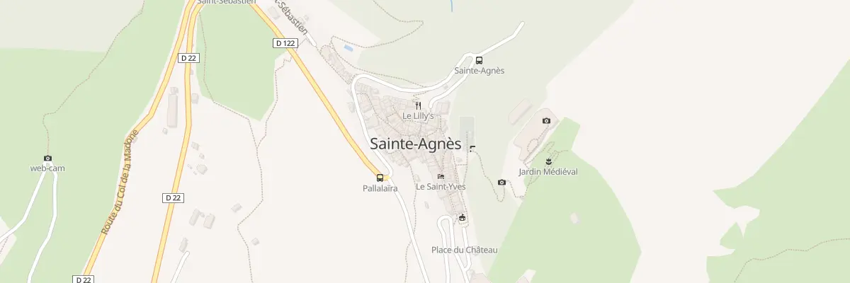 Plan du 18 Rue des Sarrasins à Sainte-Agnès