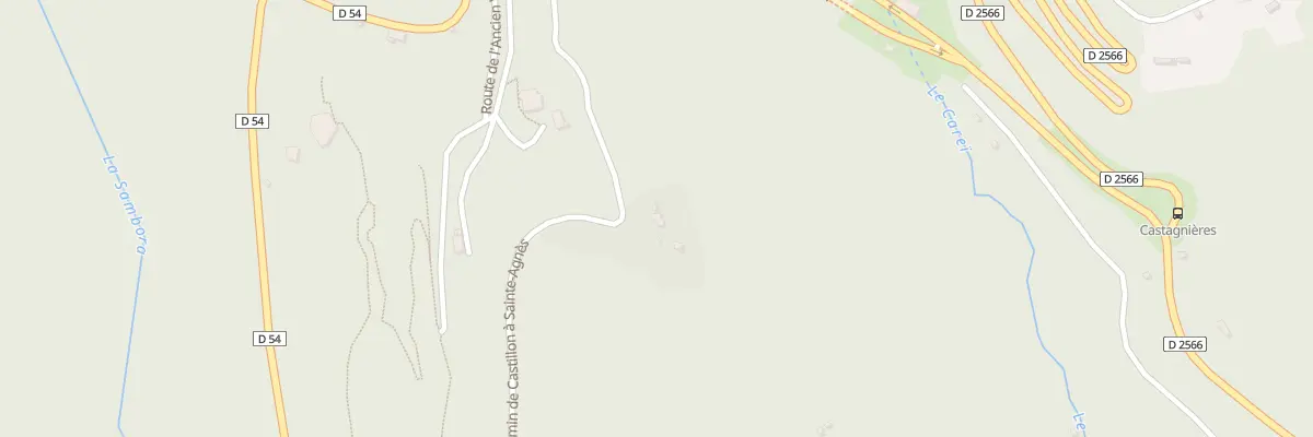 Plan du 5231 Traossere à Castillon