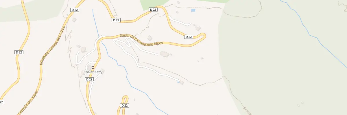 Plan du 4574 Rte de l’Armée des Alpes à Sainte-Agnès