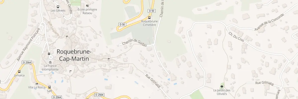 Plan du 9062 Pl du Souvenir Français à Roquebrune-Cap-Martin