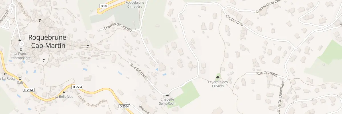 Plan du 502B Che du Cros à Roquebrune-Cap-Martin