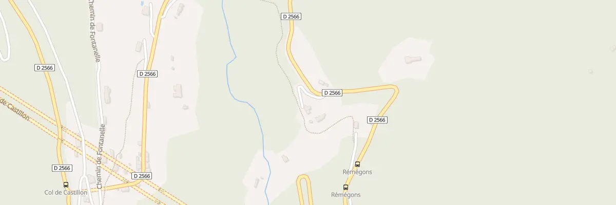 Plan du 5001F Rte de Sospel à Castillon
