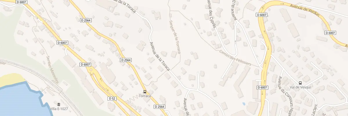 Plan du 12 Rte de la Torraca à Roquebrune-Cap-Martin