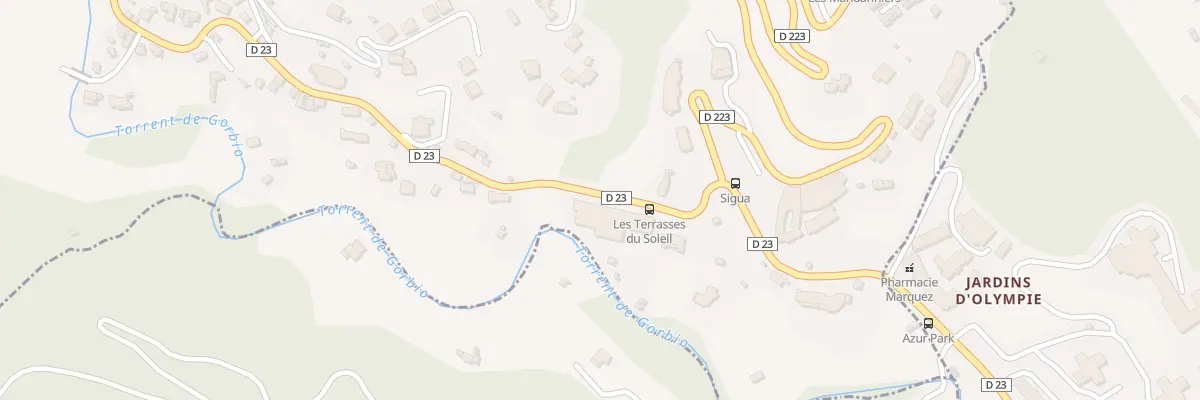 Plan du 4941 Rte de Menton à Gorbio
