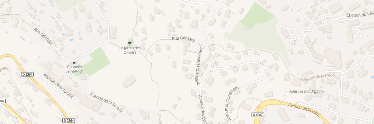 Plan du 647 Av du Danemark à Roquebrune-Cap-Martin