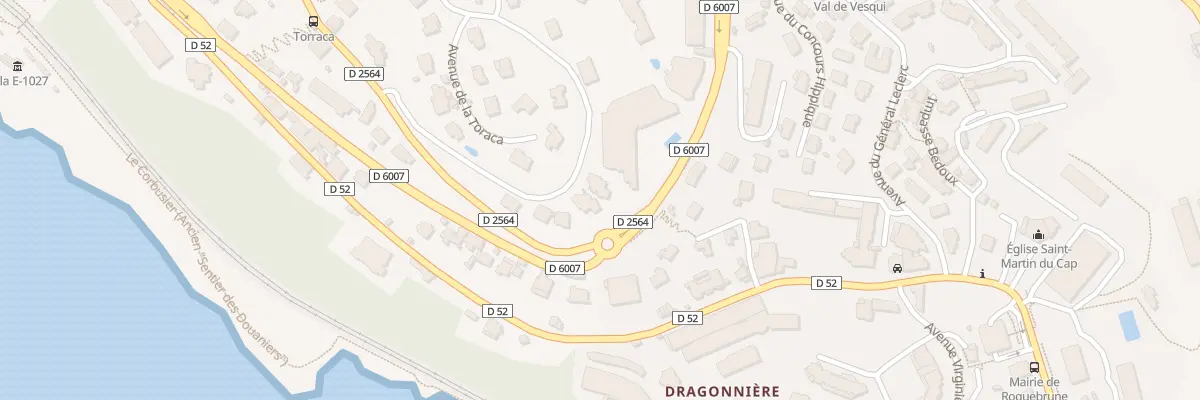 Plan du 3 Rte de la Torraca à Roquebrune-Cap-Martin