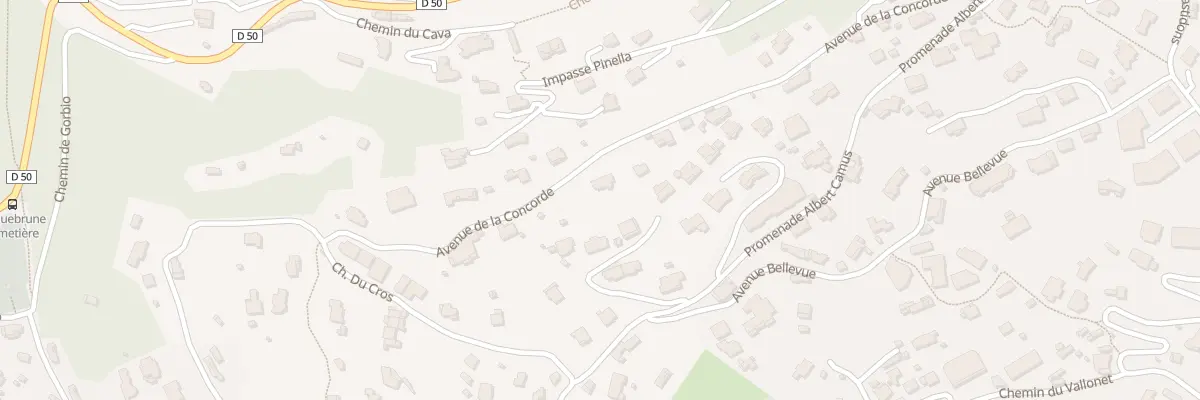 Plan du 461 Av de la Concorde à Roquebrune-Cap-Martin