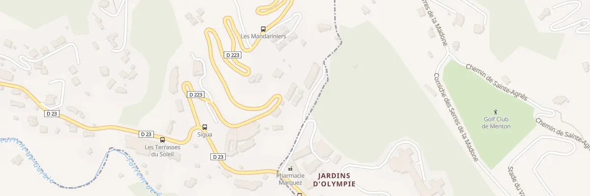 Plan du 5192 Rte de Menton à Gorbio