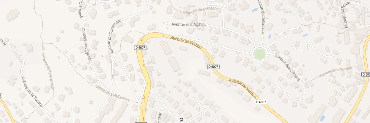 Plan du 180 Av de Verdun à Roquebrune-Cap-Martin