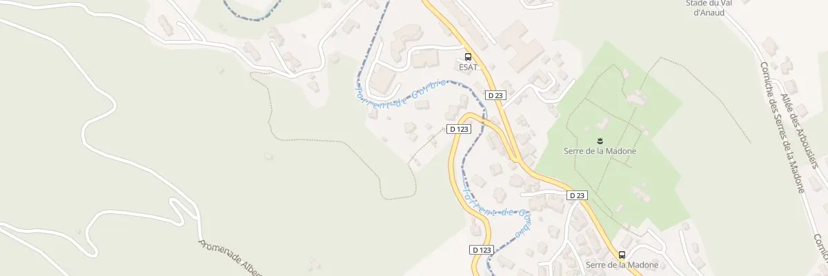 Plan du 1809A Rue Antoine Péglion à Roquebrune-Cap-Martin
