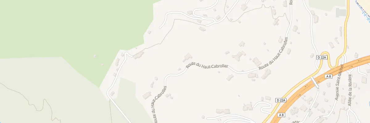 Plan du 896 Rte du Haut Cabrolles à Sainte-Agnès