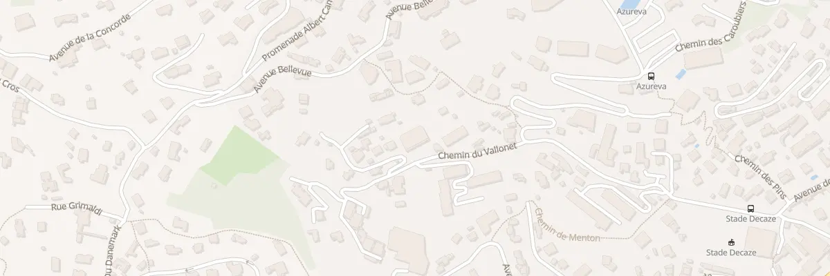 Plan du 582 Che du Vallonet à Roquebrune-Cap-Martin
