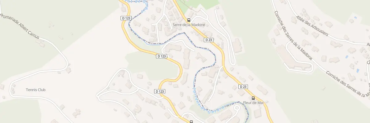 Plan du 1406A Rue Antoine Péglion à Roquebrune-Cap-Martin
