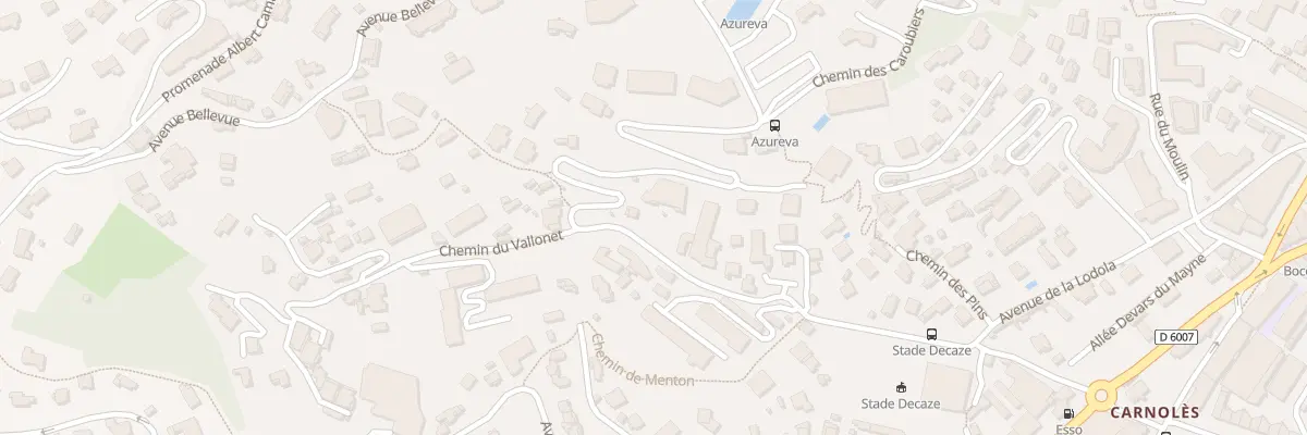 Plan du 50 Av Bellevue à Roquebrune-Cap-Martin