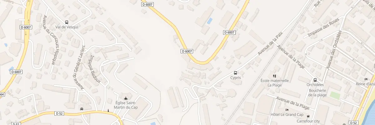 Plan du 196 Av de Verdun à Roquebrune-Cap-Martin