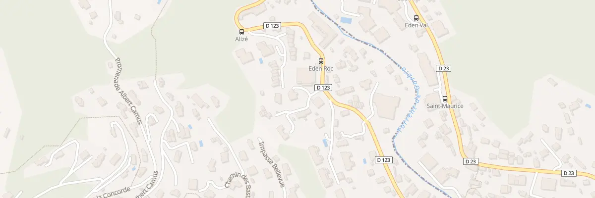 Plan du 725 Rue Antoine Péglion à Roquebrune-Cap-Martin