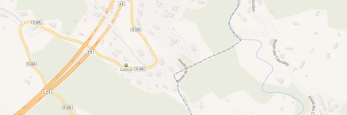Plan du 95 Rte de Gajessa à Sainte-Agnès