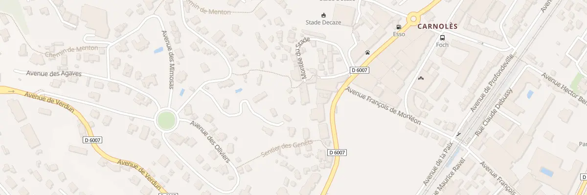 Plan du 157 Av de Verdun à Roquebrune-Cap-Martin