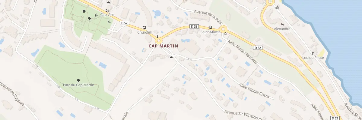 Plan du 3 Av Winston Churchill à Roquebrune-Cap-Martin