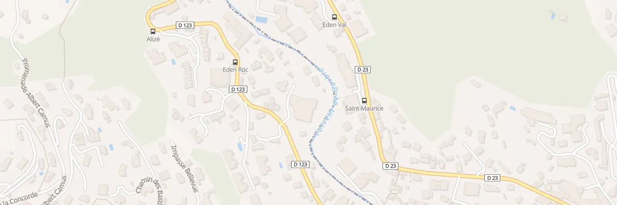 Plan du 580 Rue Antoine Péglion à Roquebrune-Cap-Martin