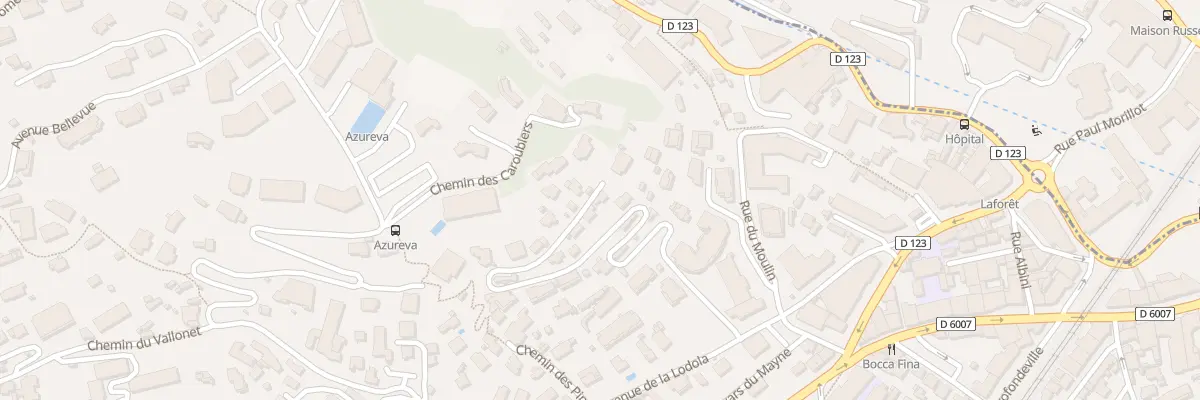 Plan du 22 Av de la Pinède à Roquebrune-Cap-Martin