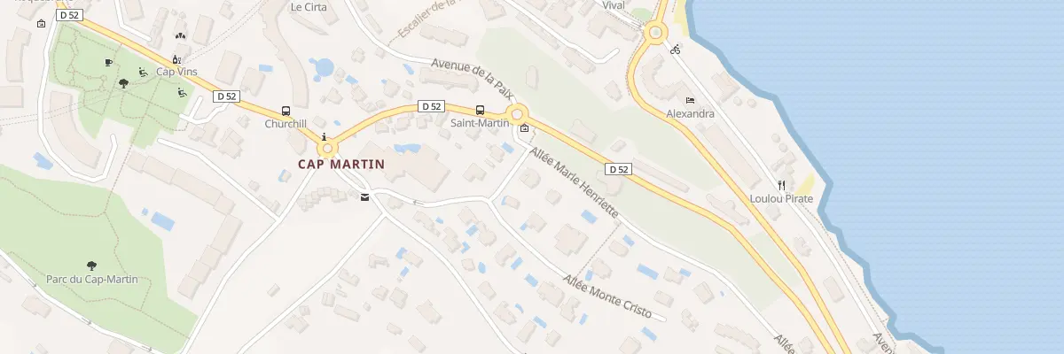 Plan du 4 Av Marie Henriette à Roquebrune-Cap-Martin