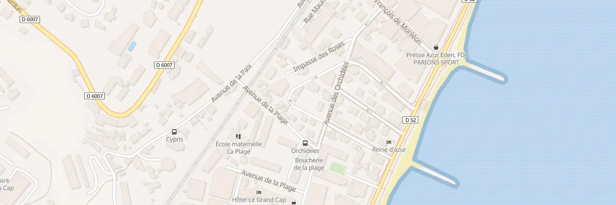 Plan du 36 Av des Géraniums à Roquebrune-Cap-Martin