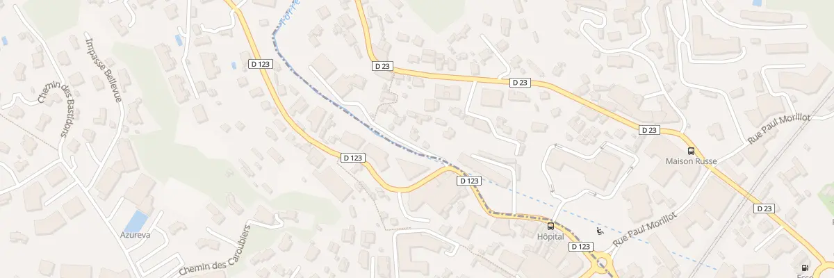 Plan du 56 Sen du Moulin à Menton