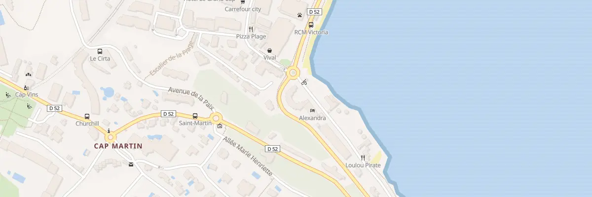 Plan du 95 Av Winston Churchill à Roquebrune-Cap-Martin