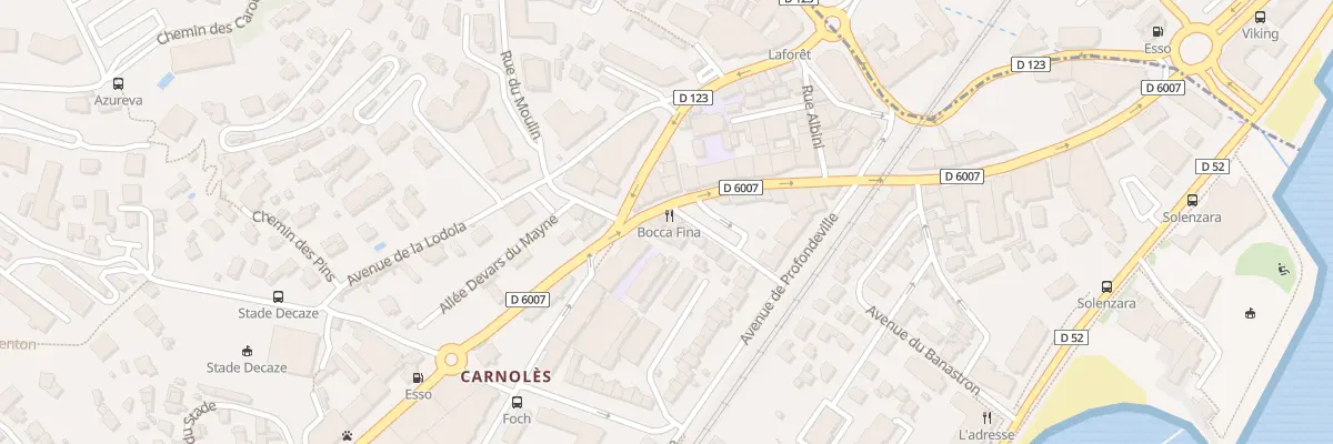 Plan du 216 Av Aristide Briand à Roquebrune-Cap-Martin