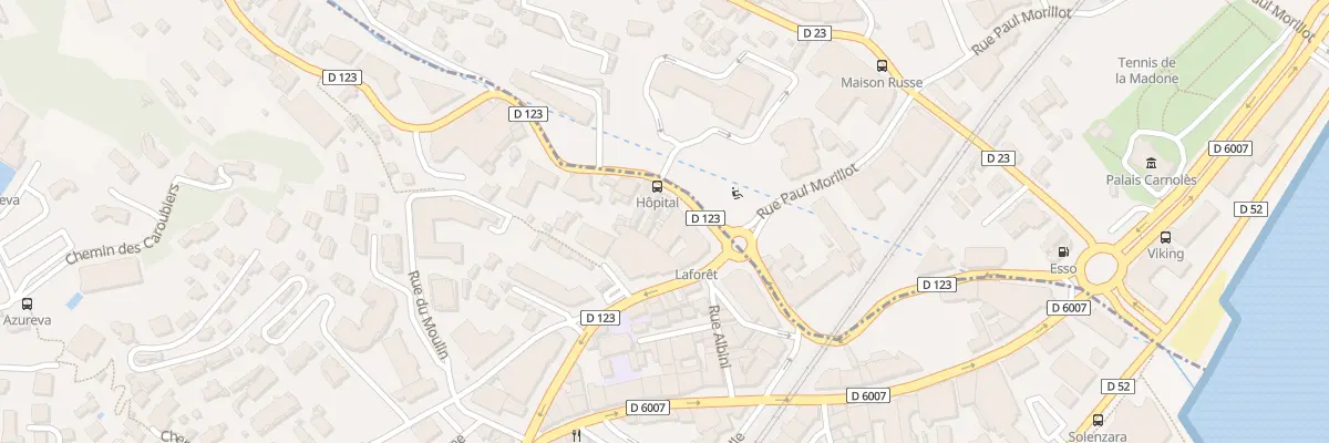 Plan du 55 Rue Antoine Péglion à Roquebrune-Cap-Martin