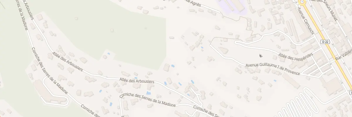 Plan du 150 All des Arbousiers à Menton