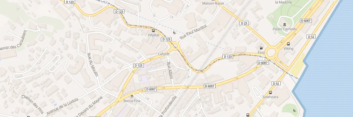 Plan du 3 Rue Francois Ratto à Roquebrune-Cap-Martin