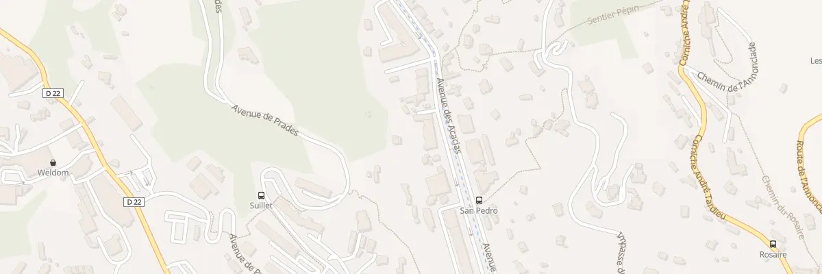 Plan du 29 Av des Acacias à Menton