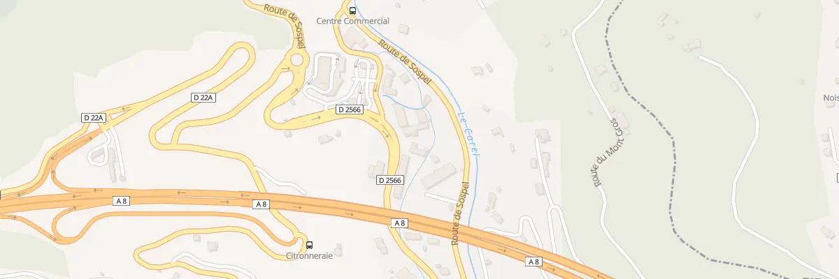 Plan du 115 Rte de Sospel à Menton
