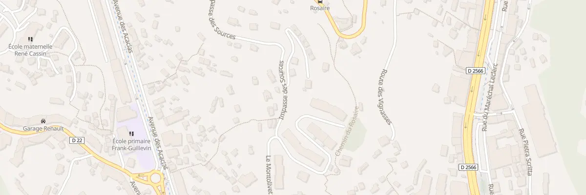 Plan du 51 Av Rivièra à Menton