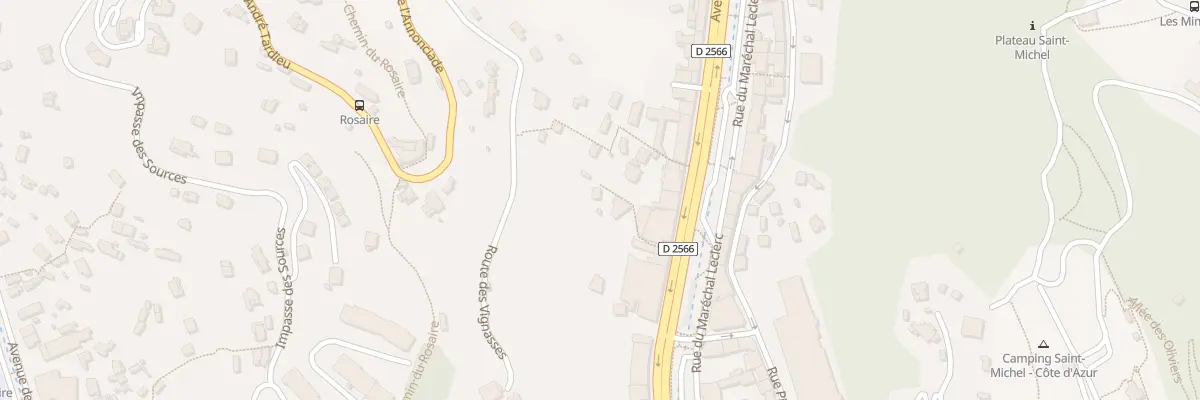 Plan du 57 Av de Sospel à Menton