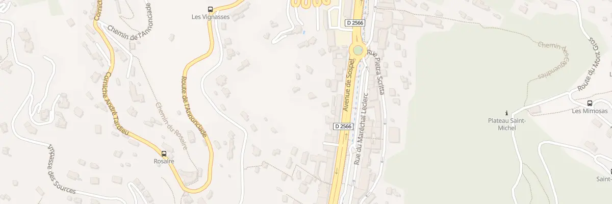 Plan du 83 Av de Sospel à Menton