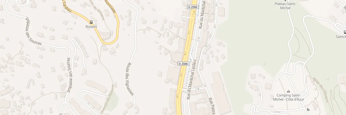 Plan du 59 Av de Sospel à Menton