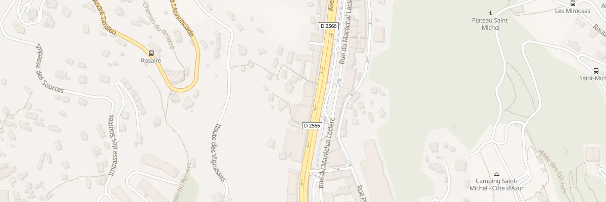 Plan du 61 Av de Sospel à Menton