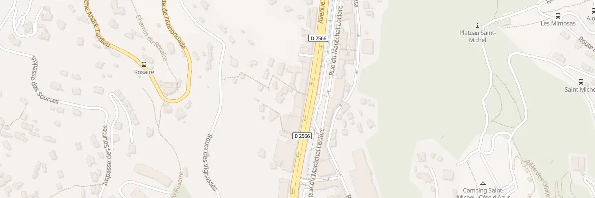 Plan du 65 Av de Sospel à Menton