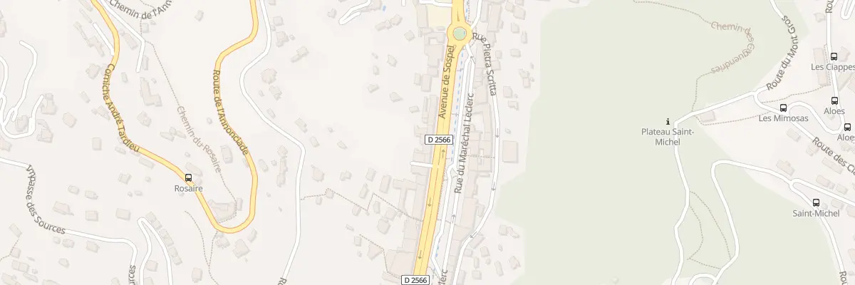 Plan du 79 Av de Sospel à Menton